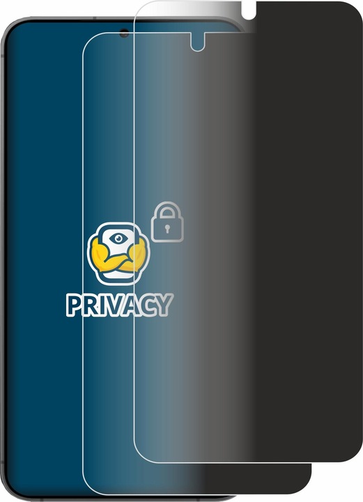 Produktbild BROTECT Sichtschutzfolie Anti-Spy Privacy Folie Blaulicht-Schutz (2 Stück, Samsung Galaxy S21)