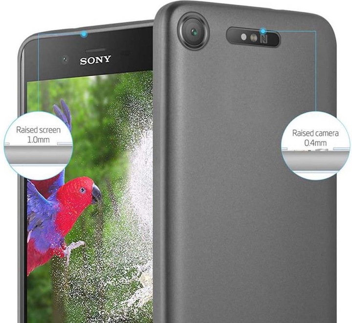 Produktbild Cadorabo TPU Matt Metallic Cover (Sony Xperia XZ1)