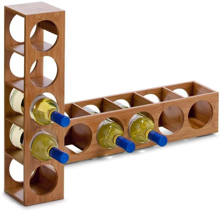 Immagine prodotto Zeller Present Portabottiglie per il vino (53 x 13,5 x 13 cm, 5 Fl.)