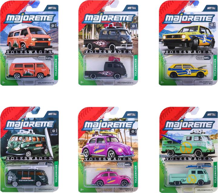 Productafbeelding Majorette Volkswagen Premium Cars, 6-sort.