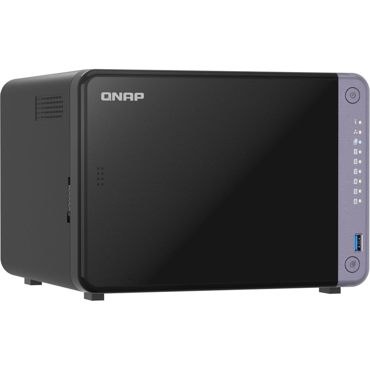 QNAP TS-632X-4G 6-BAY 3.5IN DESKTOP, NAS, Schwarz