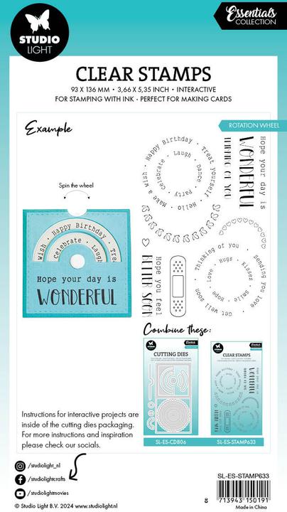 Produktbild Sizzix Klarischtstempel Kreise