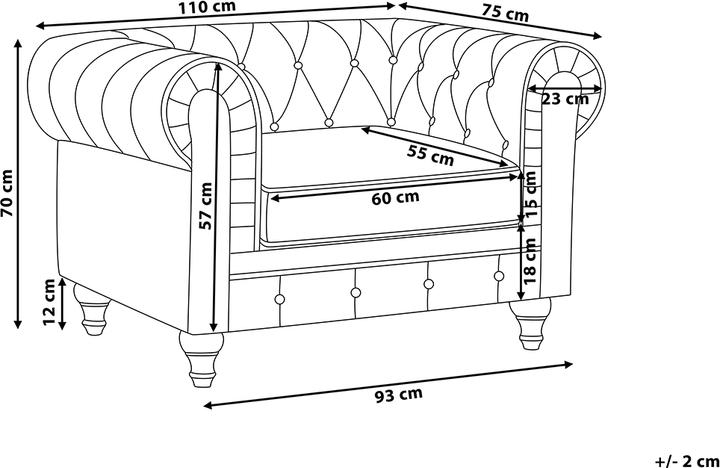Produktbild Beliani Chesterfield