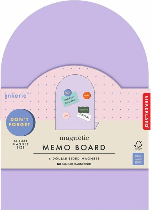 Kikkerland Memo Board Purple (Magnettafel)