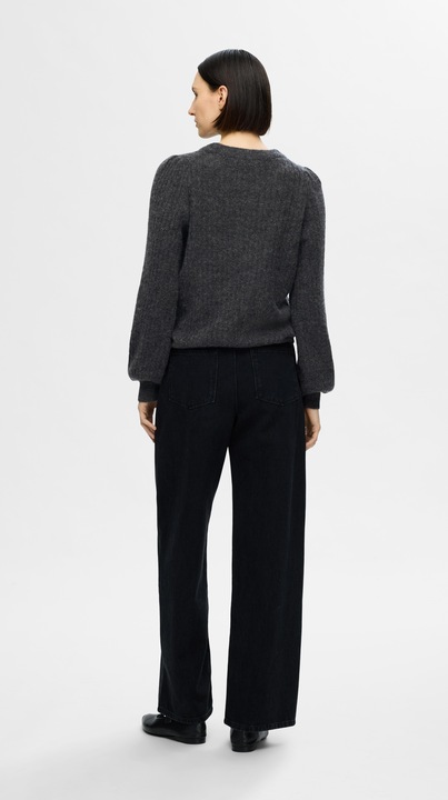Produktbild Selected Femme Structured Fit Strickpullover (M)