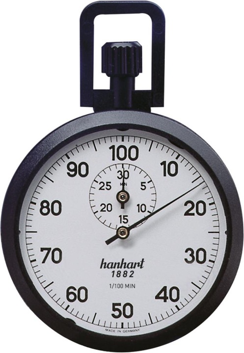 Hanhart Stopwatch 1/100 min 30 min mechanical, industrial
