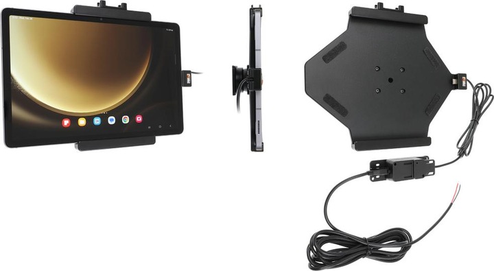 Produktbild Brodit Halter Aktiv, mit Festanschluss, 12/24V, für SAMSUNG Galaxy Tab S9 FE