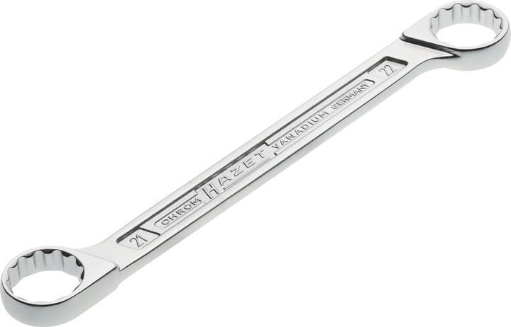 Produktbild HAZET Doppel-Ringschlüssel 610N-21X22 ∙ Aussen Doppel-Sechskant-Tractionsprofil ∙ 21 x 22 mm (14 mm, 15 mm)