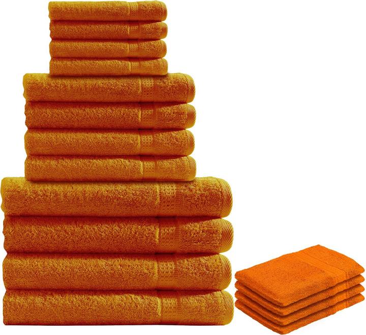 Casativo 16-teiliges Handtuch-Set aus 100% Baumwolle (21 x 16 cm, 50 x 100 cm, 50 x 30 cm, 70 x 140 cm)