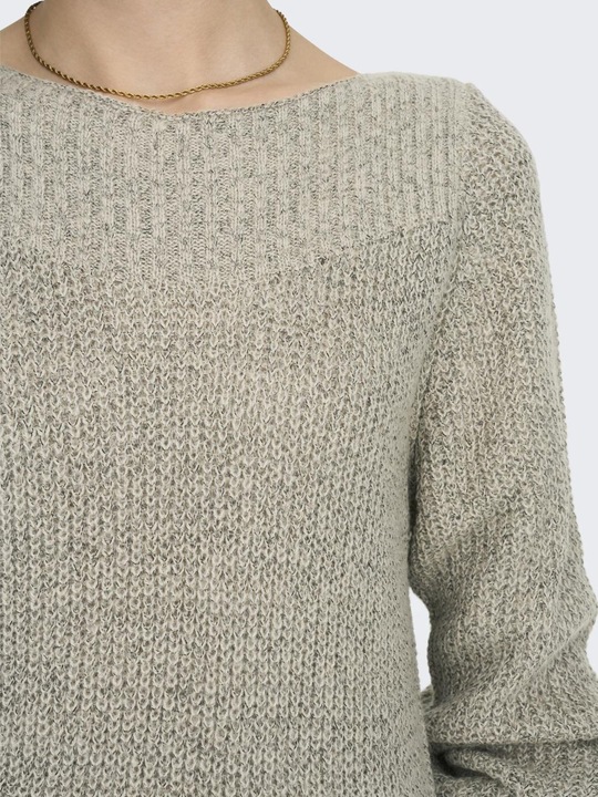 JdY Gestricktes U-Boot-Ausschnitt- Kleid