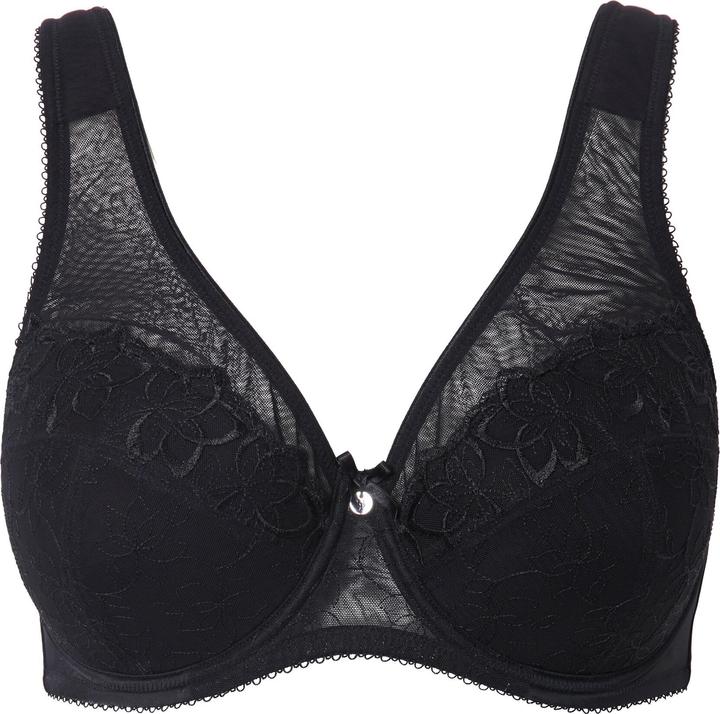 Produktbild Ulla Popken Bügel-BH, Stickerei, High Apex, Cup B - F (105 E)