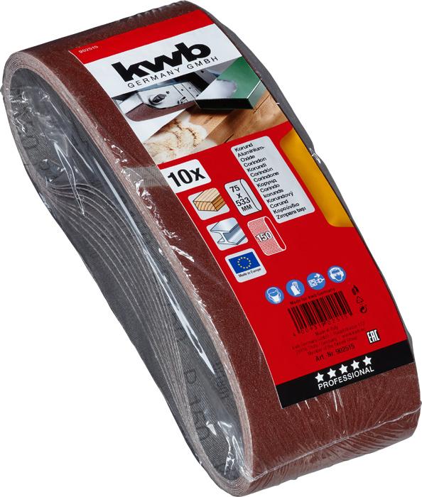 Image du produit kwb Paquet de 10 abrasifs 75X533K150 (150)