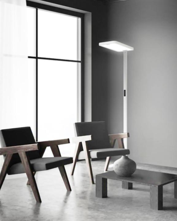 Image du produit Renkforce RF-6410432 LED-Stehlampe LED EEK F A - G Grau-Silber