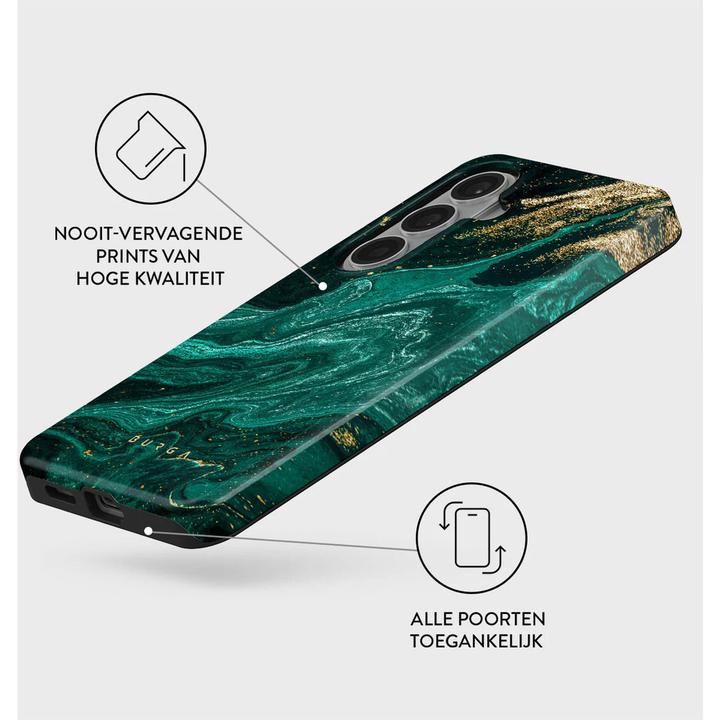Actual product image Burga Tough MagSafe Samsung Galaxy S26 Plus – Emerald Pool (Samsung Galaxy S26)
