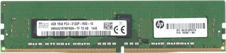 Actual product image HP J9p81aa (1 x 4GB, 2133 MHz, DDR4-RAM, DIMM)
