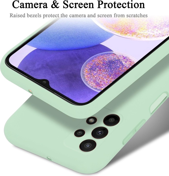 Actual product image Cadorabo TPU Liquid Silicone Case Cover for Samsung Galaxy A23 4G / 5G (Samsung Galaxy A23, Samsung Galaxy A23 5G)