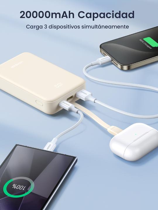 Actual product image Ugreen PB505 (20000 mAh, 22.50 W, 74 Wh)