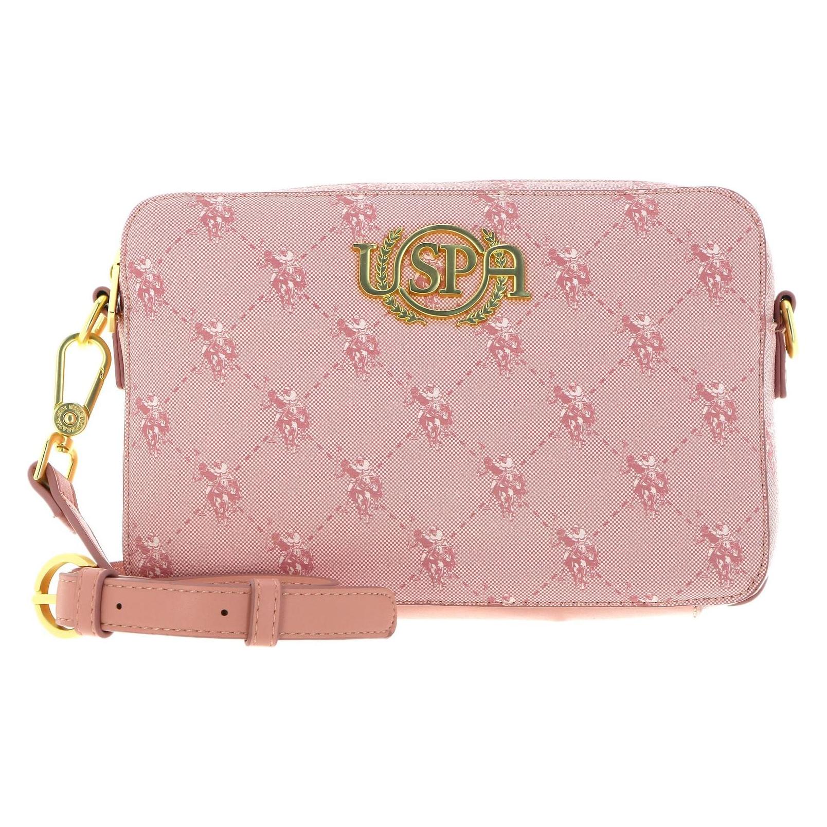 U.S. Polo, Damen, Handtasche, Hampton Crossbody Bag, Rosa