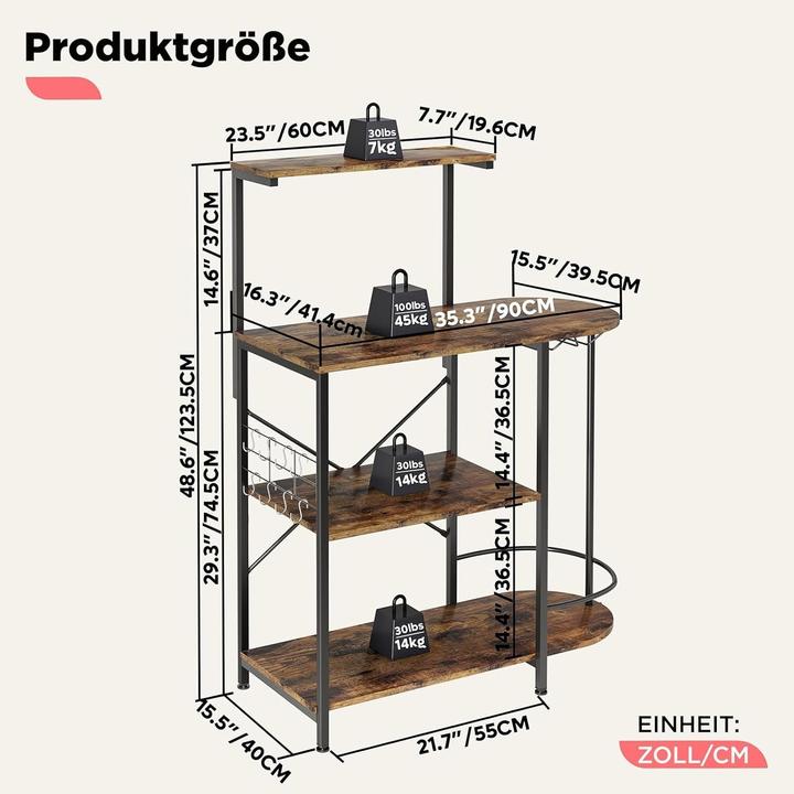 Produktbild Bestier Wine Racks (60 x 30 x 45 cm)