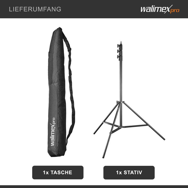 Actual product image Walimex pro pro lamp tripod AIR with air damping (355 cm, 8 kg)