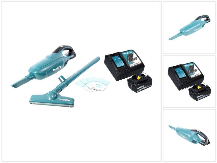 Produktbild Makita DCL 182 RG1 Akku Staubsauger 18 V + 1x Akku 6,0 Ah + Ladegerät