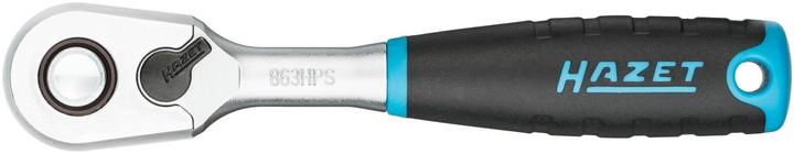 Produktbild HAZET HiPer Feinzahn-Umschaltknarre ∙ Sicherheitsverriegelung 863HPS ∙ Vierkant 6,3 mm (1/4 Zoll)