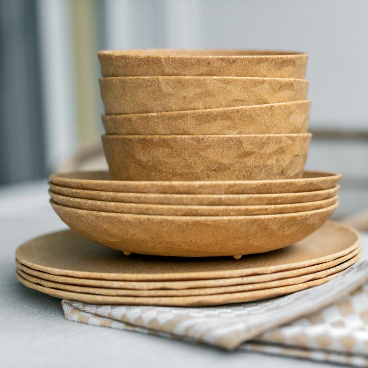 Produktbild Koziol Suppen- & Pastateller Club 4 Stück, Beige (4 x, 22.22 cm)