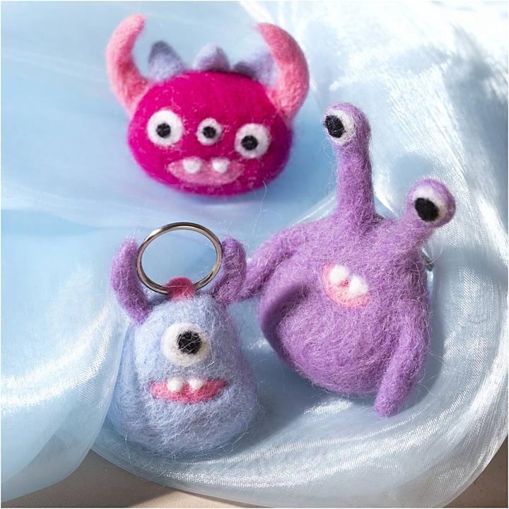 Actual product image Creativ Company Needle felting monster