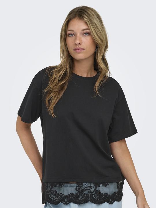 Produktbild Only Onlvivvi S/S Lace Bottom Top Jrs (S)