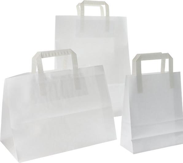 Produktbild kaiserkraft Papiertragetasche, zeitlos (250 Stück)