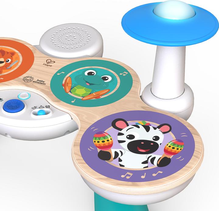 Productafbeelding Hape Deluxe Magic Touch Trommel (Duits, Frans, Italiaans, Engels)