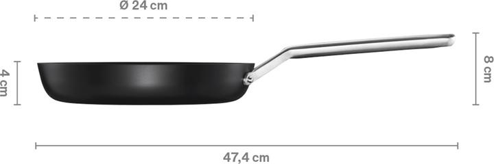Actual product image Fiskars Taiten keptuvė 24 cm (24 cm, Frying pan, Aluminium)