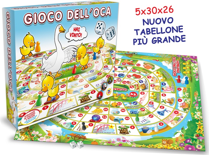 Actual product image Teorema Game of the Goose Large Version, Multicolour, 62364