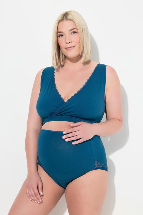 Immagine prodotto Ulla Popken Bustier per l'allattamento Bellieva di cotone biologico con pizzo e senza cuciture (54 B)