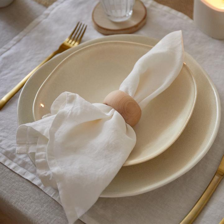 Image du produit Urbanara Assiette plate Capela (4 x, 28 cm)