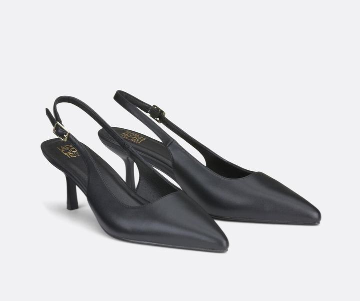 Image du produit La Redoute Collections Spitze Slingback-Pumps aus Leder (41)