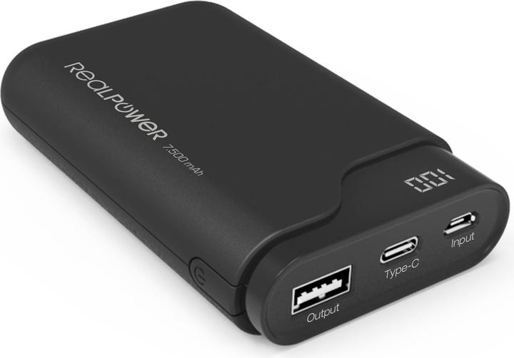 RealPower PB-7500C (7500 mAh, 27.75 Wh)