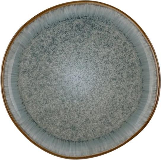 Domoletti Eucalyptus dessert plate, Ø 20.3cm, white/green (20.30 cm)