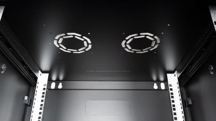 Actual product image Value 19-Zoll Wandgehäuse 6HE 600x600mm schwarz, Bausatz (6 RU, 19 inch rack)