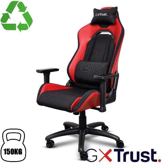 Immagine prodotto Trust GXT714 Sedia da gioco RUYA Nero/Rosso