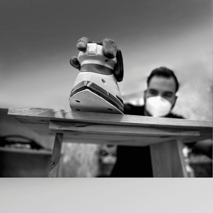 Produktbild VITO Satz mit 10 SCHLEIFPAPIER DREIECKE - 5 Locher (G 60)