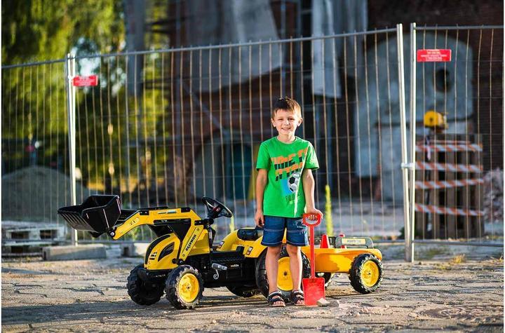 Immagine prodotto Falk Toys Trattore per bambini XXL con rimorchio