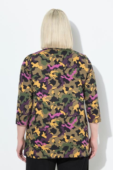 Actual product image Ulla Popken Camo Print Cotton Tee (42, 44)