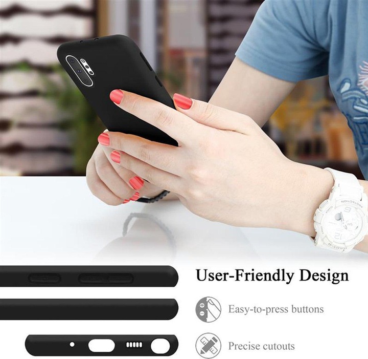 Produktbild Cadorabo TPU Liquid Silicone Case Cover (Samsung Galaxy Note 10 Plus, Samsung Galaxy Note 10 Pro)
