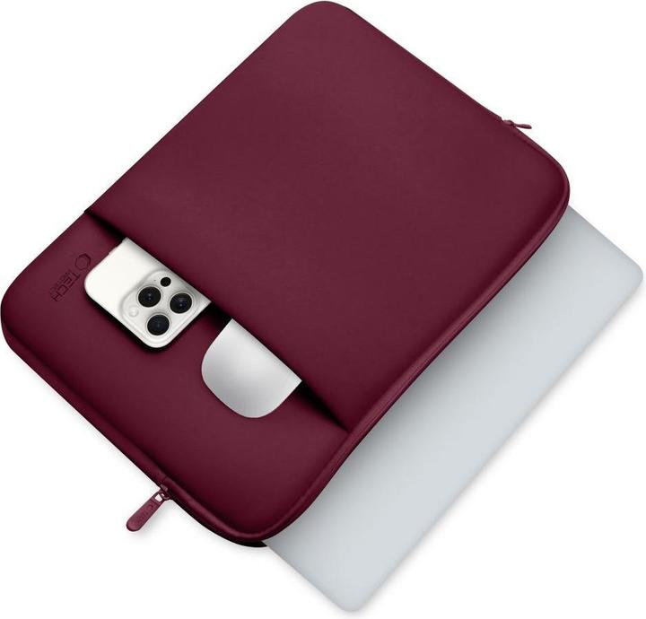 Productafbeelding Tech-Protect Neoprene 14 Laptop Case - Burgundy (14")