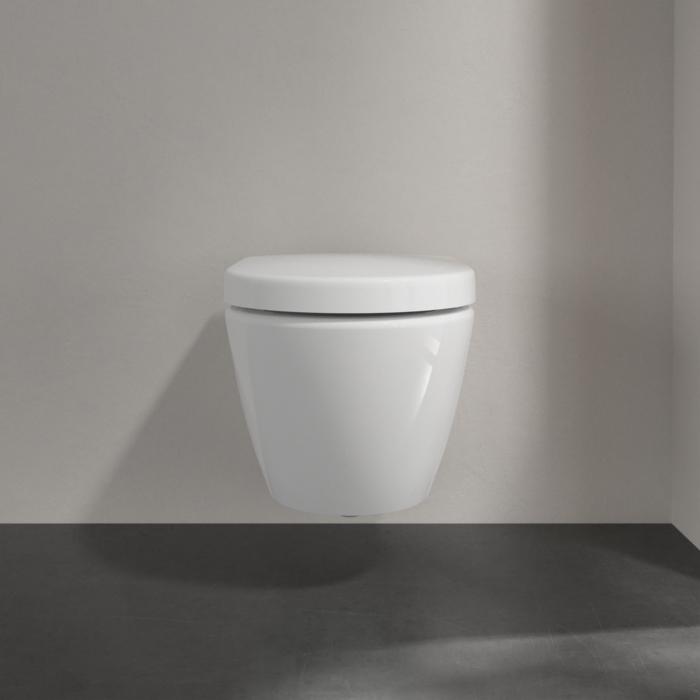 Actual product image Villeroy & Boch Subway compact 2.0 deep-well WC encrusted DirectFlush open splash rim white wall-mounted