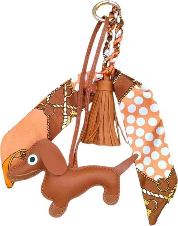 Actual product image Prima Ballerina Bag Charm Hund Camel