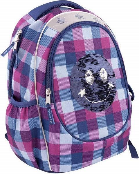 Actual product image Depesche TOPModel - School backpack sequin smiley blue