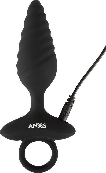 Produktbild Anos Flexible Butt Plug Twisted Design with Vibrations