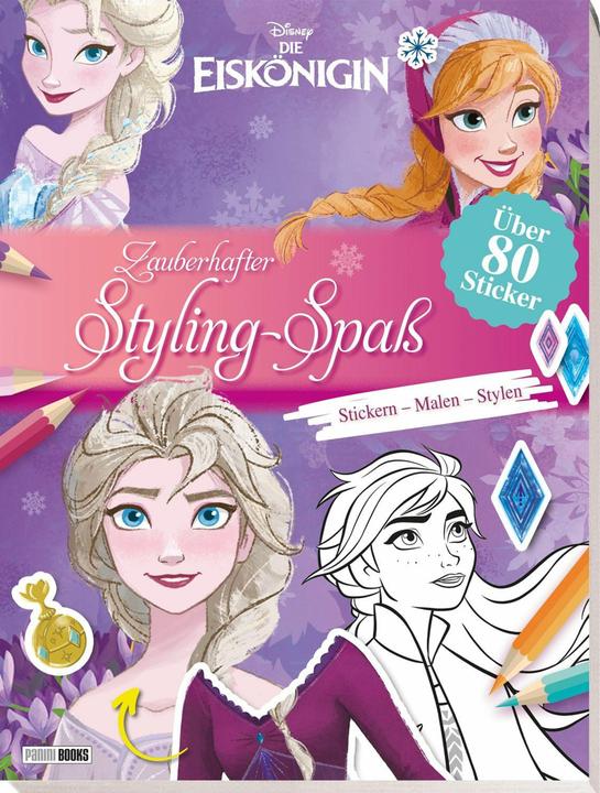 Panini Disney Die Eiskönigin: Zauberhafter Styling-Spass (80 Sticker)